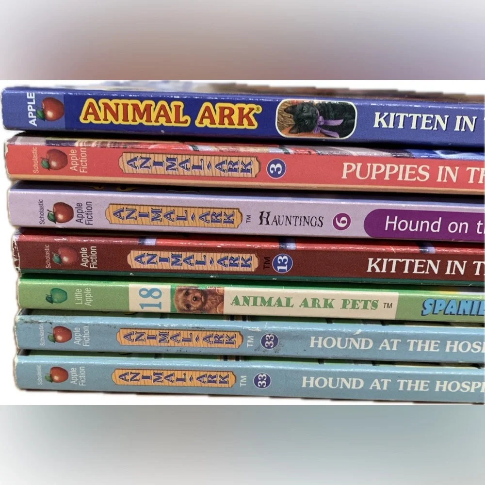 Animal Ark Ben M. Baglio Lot of 6 Chapter Books Puppies Kitten kids Cat Hound